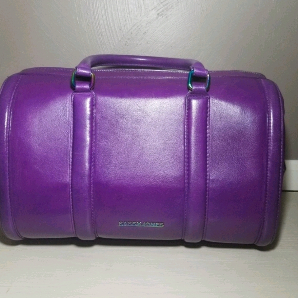 SJ Purple Dottie Bag